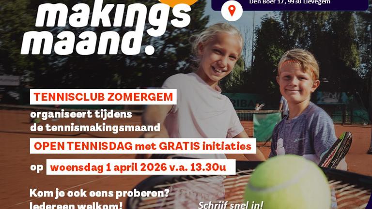 2026 04 01 Tennismakingsmaand Open Tennisdag Logo Vierkant
